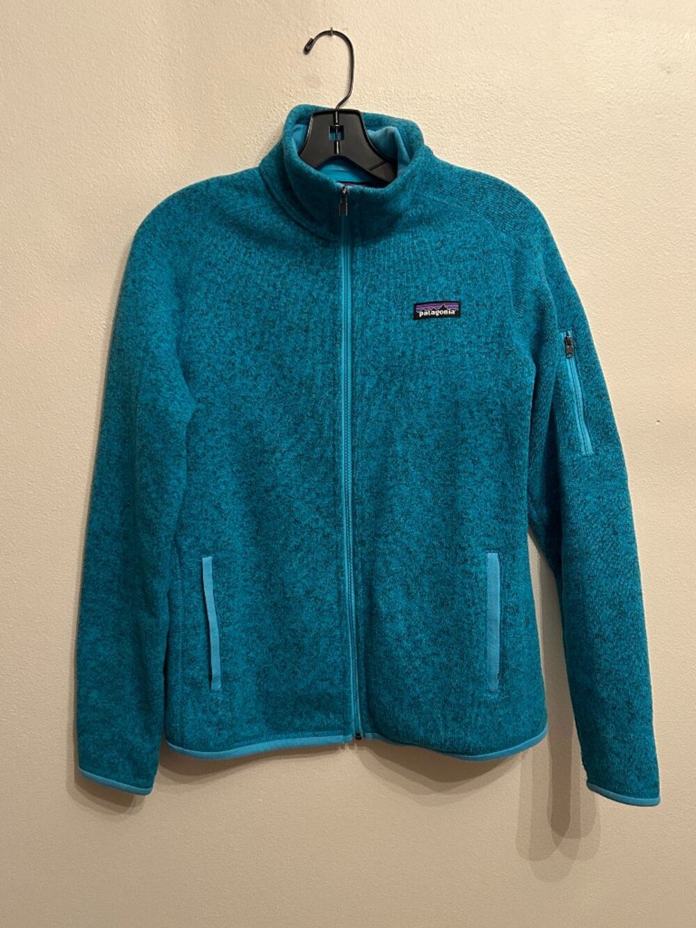 Patagonia Better Sweater Full Zip in Turquoise, W size S